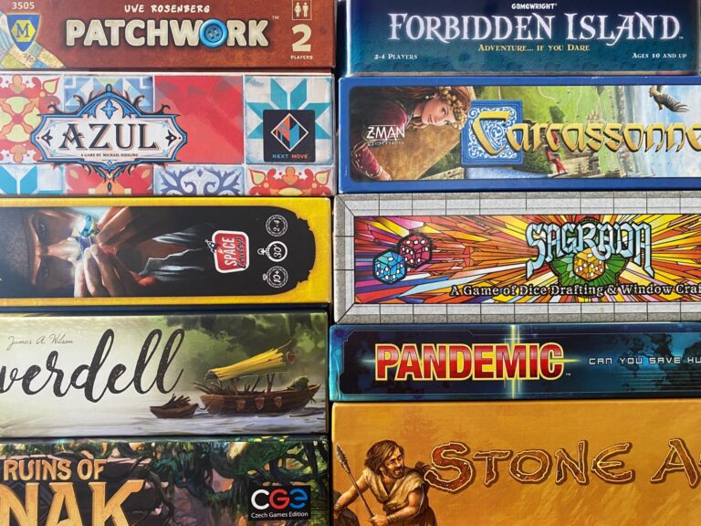 selection of board games