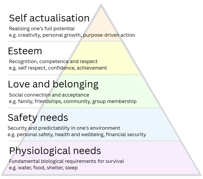 Maslow's Hierarchy of Needs